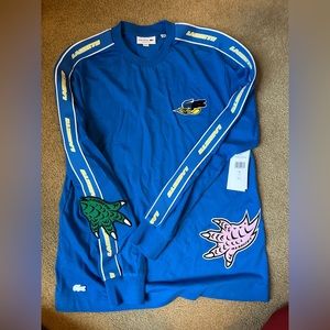 Lacoste NWT men's long sleeve tee